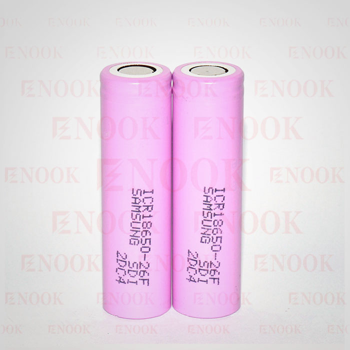 Good quality ICR-26F 2600mAh li-ion battery electric scooter 18650 sansung 26F rechargeable battery